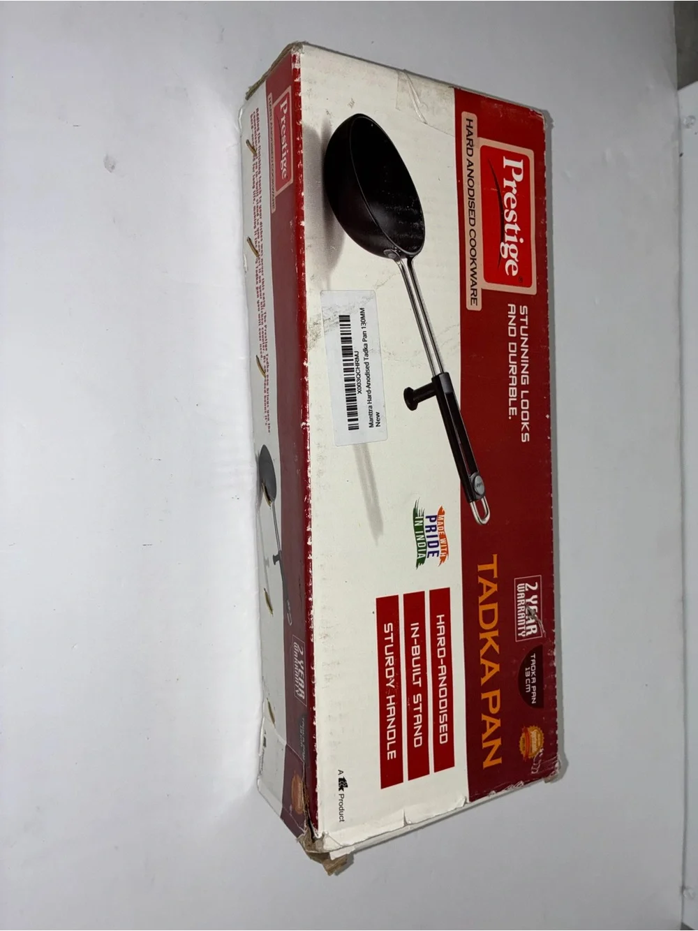 Prestige Tadka Pan - Black Nonstick Tawa with Stand